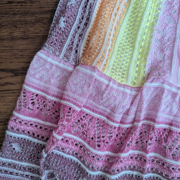 NWT Cecilia Prado Hand Knit Summer Dress Beach Coverup Runway Show Size S - Picture 4 of 8